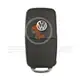 Genuine Volkswagen Flip Key Remote 2009 2016 P/N: 5KA807202AJ 433MHz Buttons 3