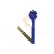 Door blade can duplicate key of china cylinder 9mm aftermarket brand back