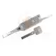 Original lishi lock pick car key decoder 2 in 1 hu83 v 3 side key