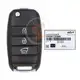 Genuine Kia Sonet Flip Key Remote P/N: 95430 CC300 433MHz 3 Buttons Panic Button No