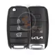 Genuine Kia Sonet Flip Key Remote P/N: 95430 CC300 433MHz 3 Buttons Remote Type Flip Key Remote