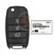 Genuine Kia Flip Key Remote P/N: 95430 DY000 433MHz 3 Buttons Panic Button No