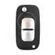 Renault All Models 2007 2015 Flip Key Remote Shell 2 Buttons Aftermarket Brand Panic Button No
