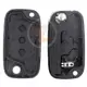 Renault todos los modelos 2007 2015 Flip Key Remote Shell 3 botones marca del mercado de accesorios