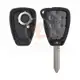 Chrysler Dodge Jeep Head Key Remote Shell 3+1 Buttons with Big Trunk Remote Shell Type Head Key Remote Shell