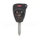 Chrysler Dodge Jeep Head Key Remote Shell 3+1 Buttons with Big Trunk Panic Button Yes
