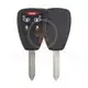 Chrysler Dodge Jeep Head Key Remote Shell 4+1 Buttons Aftermarket Brand Buttons 5