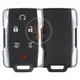 GMC 2015 Chrome Remote Key Shell 6 Buttons Aftermarket Brand Buttons 6