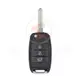 Hyundai Flip Key Remote Shell 3 Buttons HYN14R Blade With SUV Trunk Remote Shell Type Flip Remote Shell
