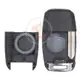 Hyundai Flip Key Remote Shell 3 Buttons HYN14 Blade With SUV Trunk Emergency Key/blade Included