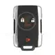 GMC 2015 Chrome Remote Key Shell 2+1 Buttons Remote Shell Type Remote Key Shell