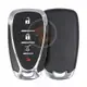Chevrolet Smart Key Remote Shell 3+1 Buttons SUV T Emergency Key/blade Included