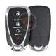 Chevrolet Smart Key Remote Shell 3+1 Buttons Emergency Key/blade Included