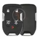 Carcasa remota para llave inteligente GMC, 4 + 1 botones, carcasa remota para maletero SUV, tipo carcasa de proximidad inteligente
