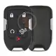 GMC Smart Key Remote Shell 4+1 Buttons Pickup Trun Remote Shell Type Smart Proximity Shell