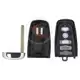 Ford Smart Key Remote Shell 3 Buttons SUV Trunk Panic Button No