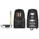 Ford Smart Key Remote Shell 3 Buttons Sedan Trunk Remote Shell Type Smart Proximity Shell