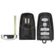 Ford Smart Key Remote Shell 3+1 Buttons SUV Trunk Buttons 4