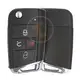 VW 2015 Flip Remote Key Shell 4B Aftermarket Remote Shell Type Flip Remote Shell