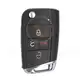 VW 2015 Flip Remote Key Shell 4B Aftermarket Remote Shell Type Flip Remote Shell