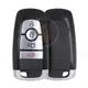 Ford Smart Key Remote Shell 3+1 Buttons Sedan Trun Emergency Key/blade Included