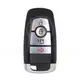 Ford Smart Key Remote Shell 3+1 Buttons Sedan Trun Emergency Key/blade Included