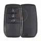 Toyota Smart Key Shell 3 Buttons Aftermarket Emergency Key/blade Included