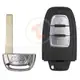 Audi smart key remote shell 3button aftermarket 34838 detail