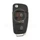 Audi Q3 A3 Normal Flip Key Remote 2014 2018 P/N: 81A837220 434MHz Buttons 3
