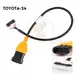 Cables OBDSTAR CAN Direct Kit con Toyota 24 y 27 Cable W
