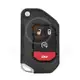 Carte d'origine Jeep Wrangler clé à rabat télécommande 2018 2020 P/N: 68416784AB boutons 4