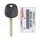 TL40618 genuine toyota yaris transponder 89785 BZ260 4