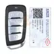 Genuine Changan Smart Key 7B 433MHz 3608030 M50 AA Transponder Chip 4A HITAG AES PCF7961M