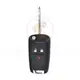 Chevrolet Spark Flip Key Remote 2013 P/N: 94543201 433MHz 3 Buttons Status Aftermarket