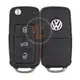 Genuine Volkswagen Flip Key Remote 2012 2016 P/N: 5K0837202AE 315MHz Remote Type Flip Key Remote