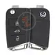5G0 959 752 AE Original Flip Key Remote Compatible with Manufacturers Volkswagen