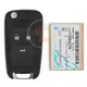 Genuine Chevrolet Camaro Cruze Flip Key Remote 2009 P/N: 13504276 Panic Button No