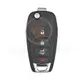 Genuine Flip Key Remote Chevrolet Cruze 434MHz 4 Buttons ID 46 Frequency 434MHz
