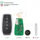 Autel ikeyat004dl independent universal smart remote key 4 buttons details