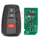 Autel ikeyty8a3l smart remote key 3 buttons for toyota