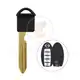 Nissan Smart Key Remote Emergency Key Blade Original Transponder Chip ID 46