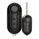 Fiat flip remote key shell 2 buttons unlock lock aftermarket blade