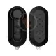 Fiat flip remote key shell 2 buttons unlock lock aftermarket
