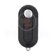 Fiat Doblo Flip Key Remote Shell 3 boutons Bouton de panique de marque de rechange Non