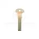 Fiat 500 smart remote key shell 4 buttons aftermarket light blade