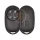 Fiat 500 smart remote key shell 4 buttons aftermarket light