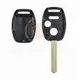 Honda 2003 2014 Head Remote Key Shell 2+1 Buttons Hon66 Aftermarket Buttons 3