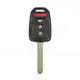 Honda Civic 2012 2015 Head Key Remote Shell 4 Buttons Panic Button Yes