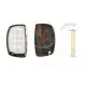 Hyundai 2019 2020 smart proximity remote key shell 4 buttons blade