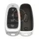 Hyundai 2019 2023 smart remote key shell 4 buttons sedan